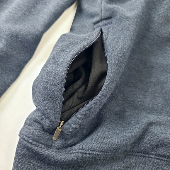 Prana Men's Navy Blue Side Zipper Sweater Size S - Picture 5 of 6